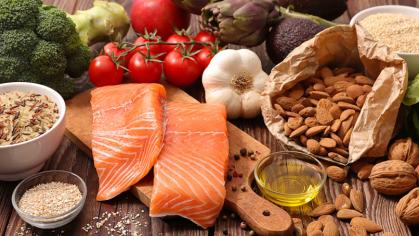 salmon and other healthy foods 
