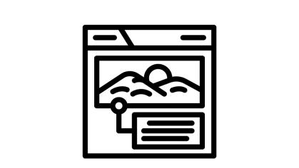 webpage picture with a landscape scene