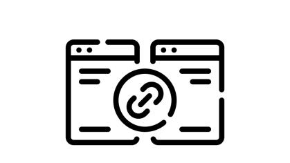 link icon on two webpages