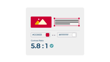 Color contrast accessibility icon