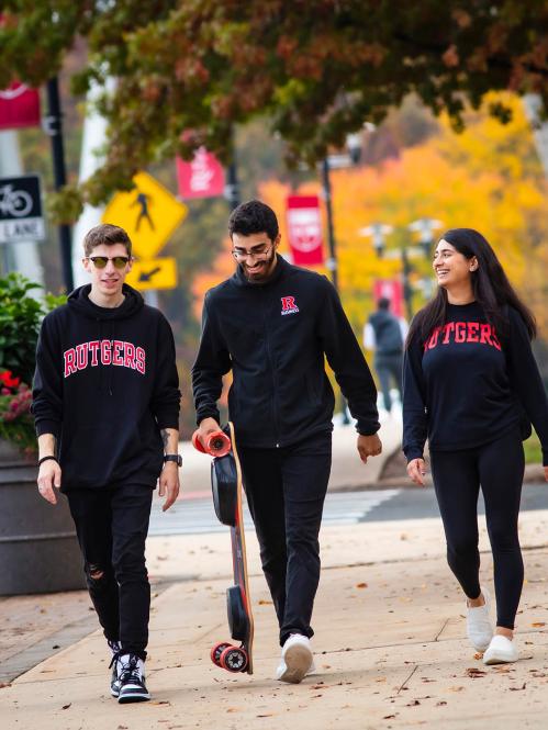 three students from Rutgers–New Brunswick