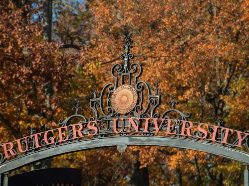 Rutgers University main gate