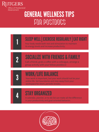 Wellness Tips for Postdocs