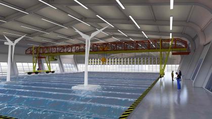 Rendering of the WET Center